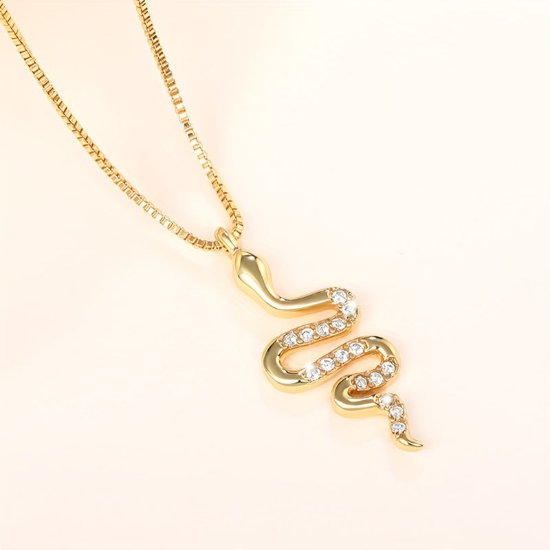 Snake Pendant Necklace