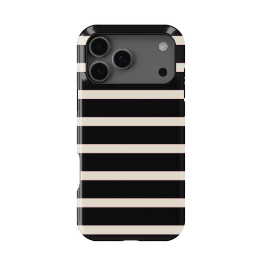 Noir Rose Rugby Stripes