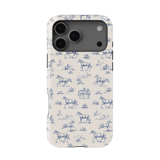 Blue Ranch Toile