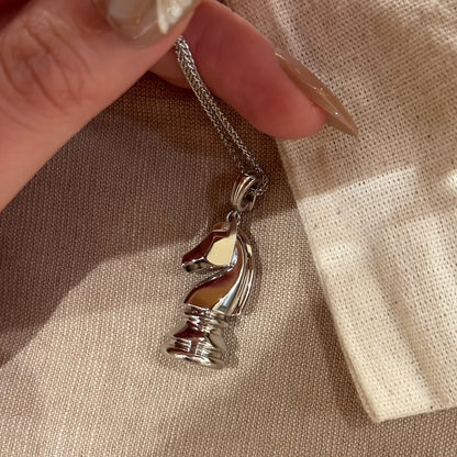 Chess Knight Pendant Necklace