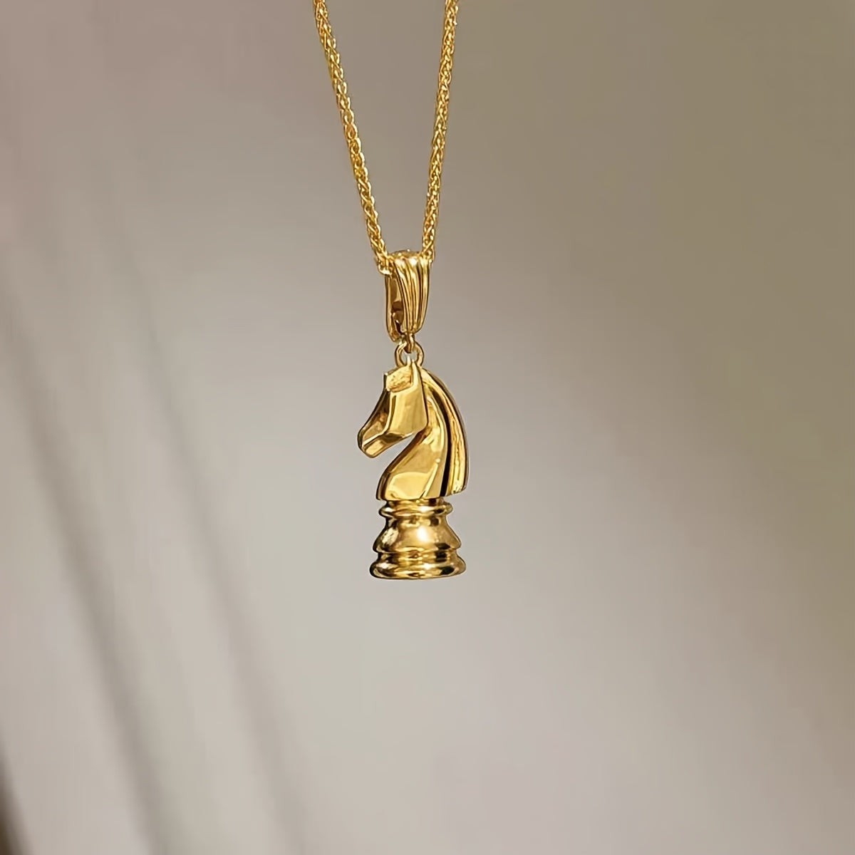 Chess Knight Pendant Necklace