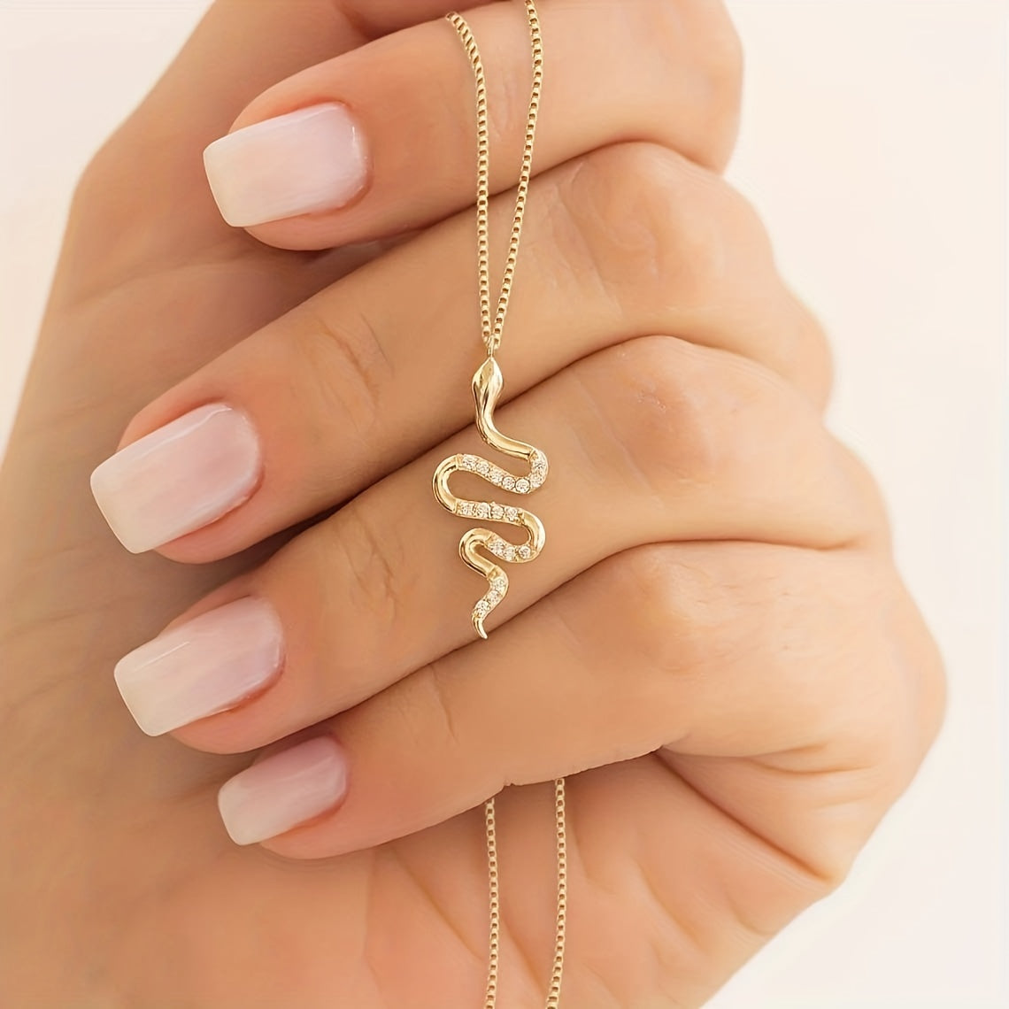 Snake Pendant Necklace