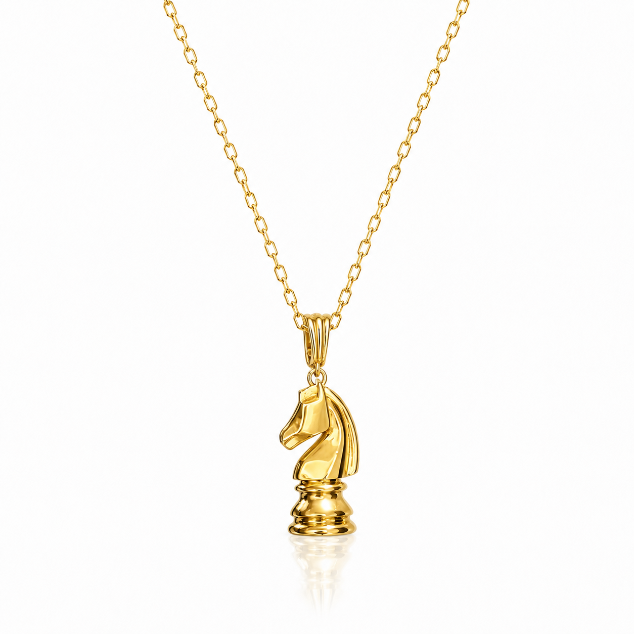 Chess Knight Pendant Necklace