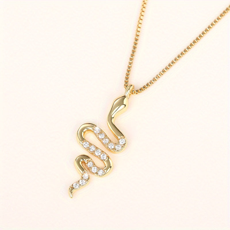 Snake Pendant Necklace