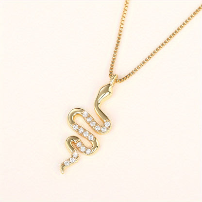 Snake Pendant Necklace
